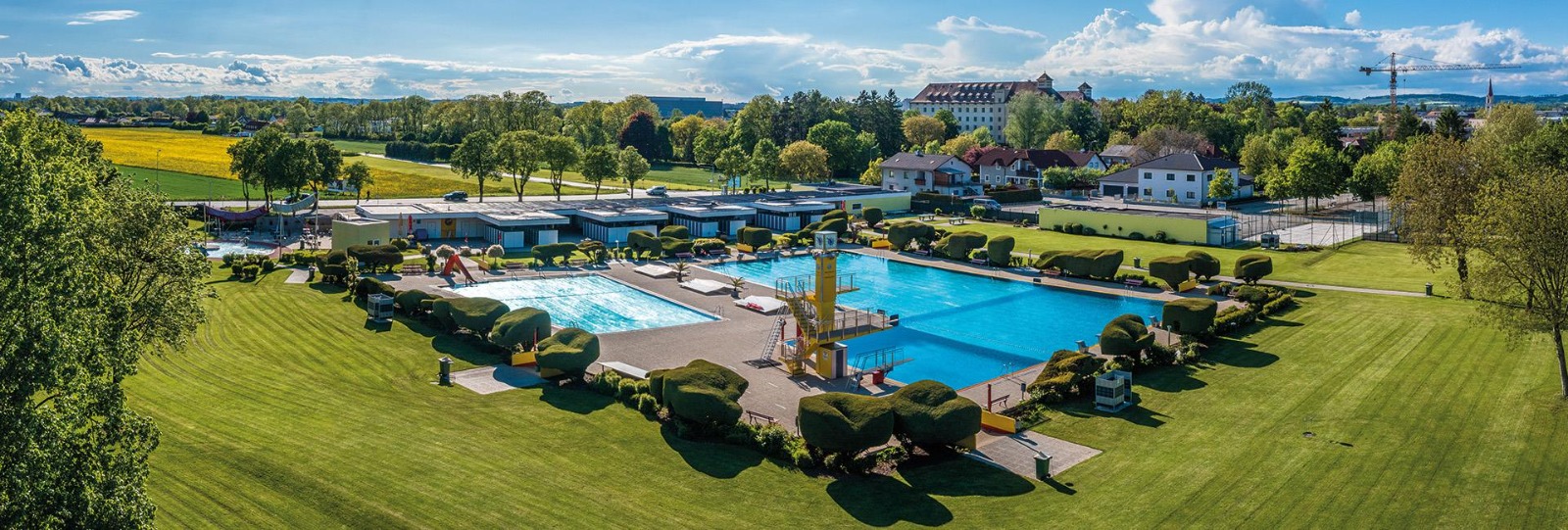Luftaufnahme Freibad Marchtrenk